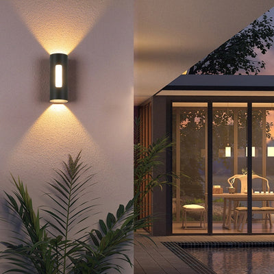 Lámpara LED Exterior Doble Cabezal con Luz Ascendente y Descendente - Image 4