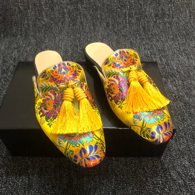 Zapatos Casuales para Hombre con Bordado Trasero y Diseño Plano - Image 6