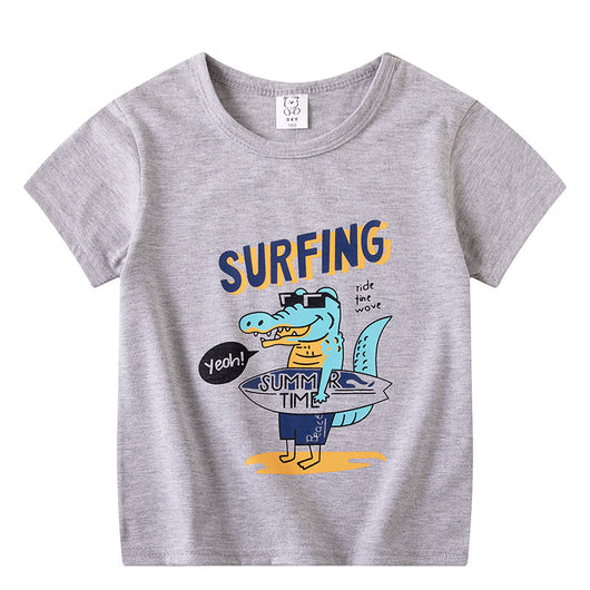 Playera Infantil de Manga Corta Unisex con Diseños Animados - Image 5