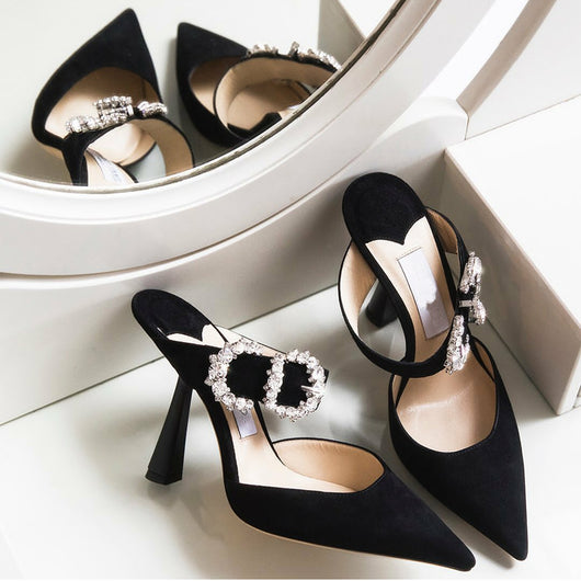 Sandalias de Tacón Alto con Punta Afilada y Detalle Calado - Image 11