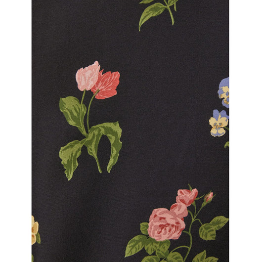 Vestido Largo Vintage con Estampado Francés y Mangas Largas - Image 16