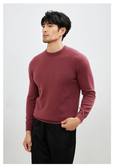 Suéter Grueso Business Casual de Manga Larga para Hombre - Otoño e Invierno - Image 30