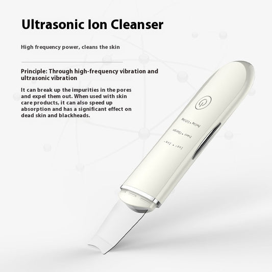 Dispositivo de Limpieza Ultrasónica con Ionización para Poros y Eliminación de Puntos Negros