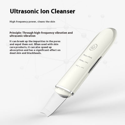 Dispositivo de Limpieza Ultrasónica con Ionización para Poros y Eliminación de Puntos Negros