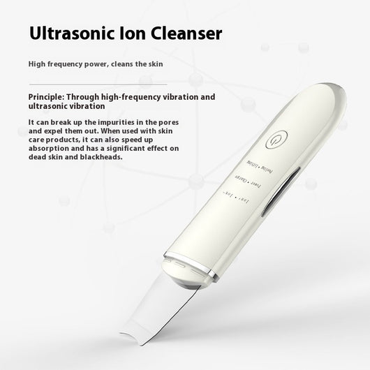 Dispositivo de Limpieza Ultrasónica con Ionización para Poros y Eliminación de Puntos Negros