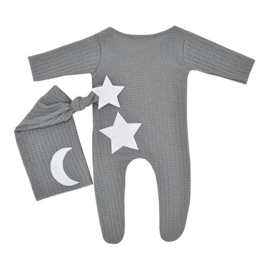 Mameluco Tejido para Recién Nacido con Diseño de Estrellas y Luna - Image 13