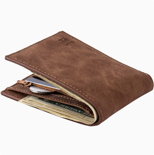 Billetera Slim para Hombre con Compartimento de Monedas y Clip de Dinero - Image 7