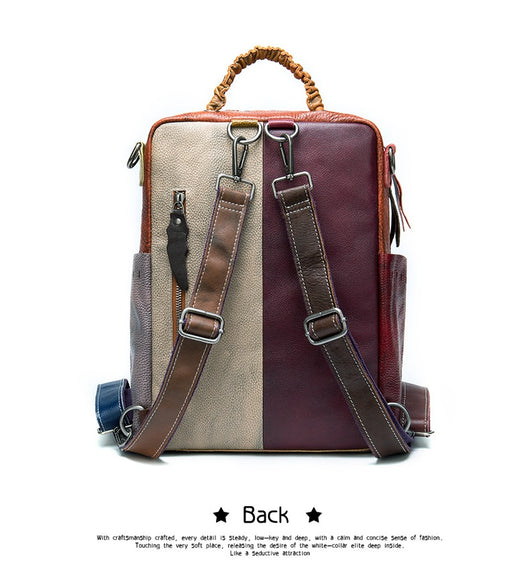 Mochila Étnica Patchwork Multicolor para Hombre - Image 7