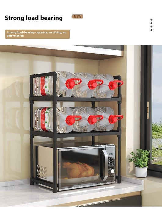 Organizador Microondas Doble Nivel con Estantería para Especias - Image 12