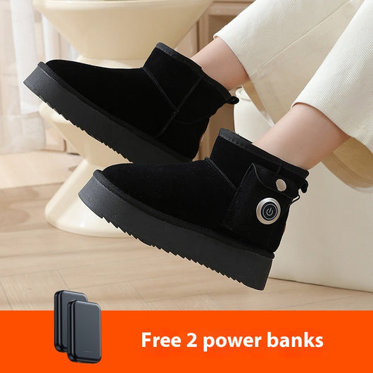 Botas Térmicas Eléctricas con Forro de Lana - Impermeables para Hombre y Mujer - Image 8