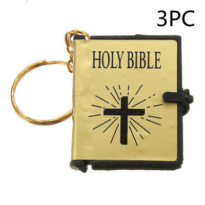 Mini Biblia Inglesa Llavero de Papel Real - Joyería Cristiana Portátil - Image 14