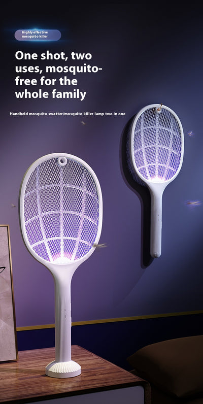 Raqueta Eléctrica 2 en 1 Mata Mosquitos USB - Image 13