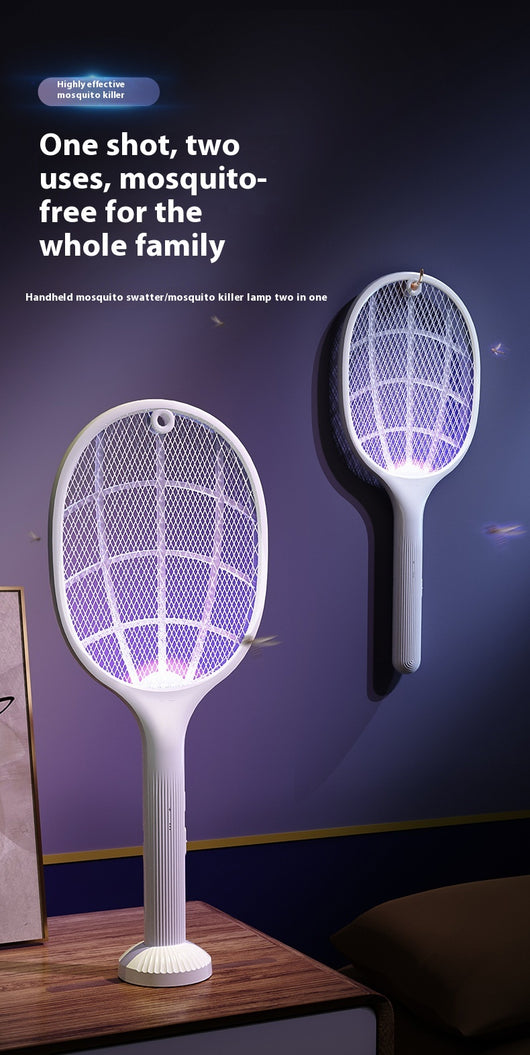 Raqueta Eléctrica 2 en 1 Mata Mosquitos USB - Image 13