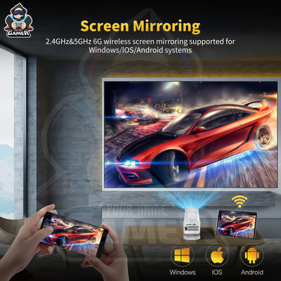 Consola de Juegos Android con Proyector 4K, WiFi y Control Inalámbrico - Image 23