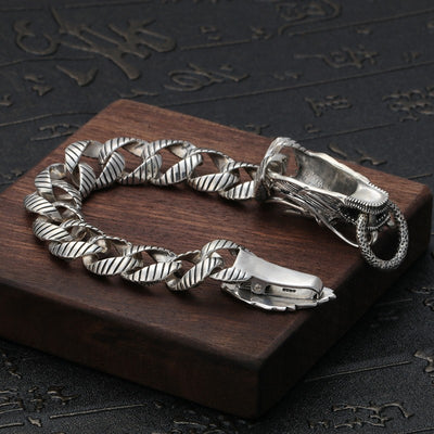 Pulsera de Dragón para Hombre - Estilo Trendy con Personalidad - Image 5