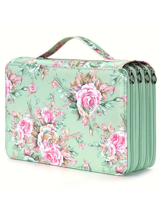 Estuche Organizador de Lápices Multicolor con 4 Compartimentos y Cierre - Image 11