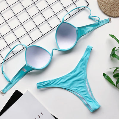 Bikini con Copa Rígida y Fruncido - Image 42
