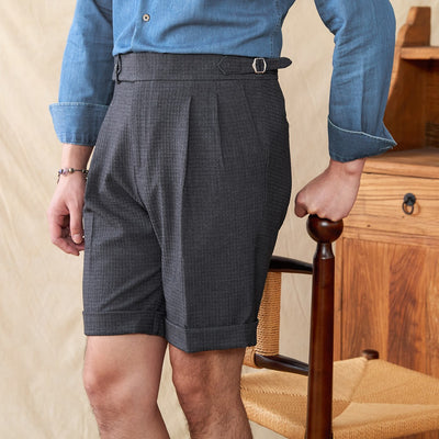Shorts de Algodón Texturado para Clima Cálido - Image 8