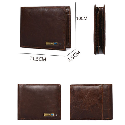 Billetera Inteligente para Apple® | Cartera Corta de Cuero Antiloss Multifuncional - Image 8