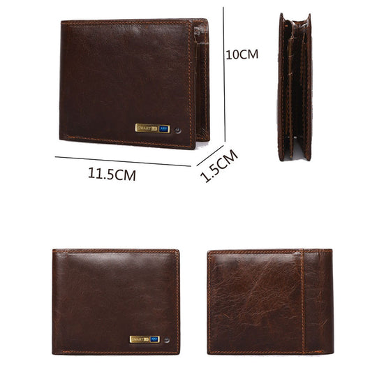 Billetera Inteligente para Apple® | Cartera Corta de Cuero Antiloss Multifuncional - Image 8