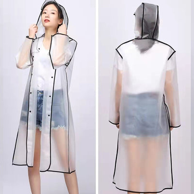 Impermeable Transparente de Una Pieza para Senderismo y Viajes - Image 5