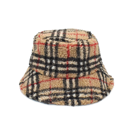 Gorro Tipo Pescador de Cuadros Cálido para Mujer - Image 5