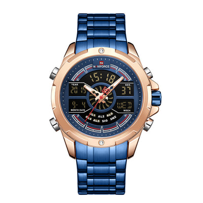 Reloj Cronógrafo Multifunción con Doble Pantalla y Calendario Luminoso para Hombre - Image 2