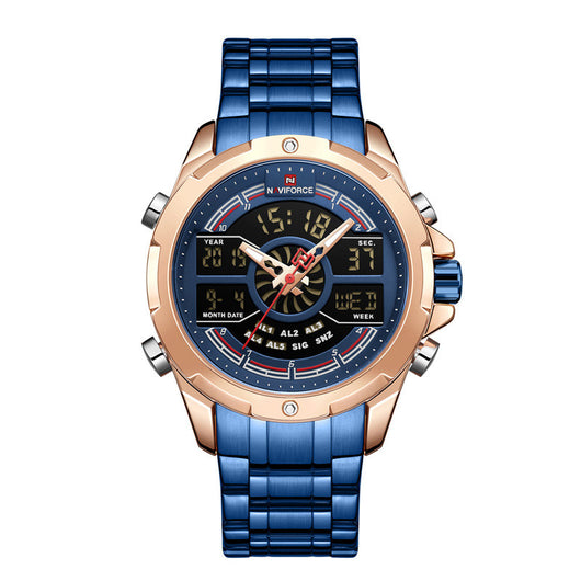 Reloj Cronógrafo Multifunción con Doble Pantalla y Calendario Luminoso para Hombre - Image 2