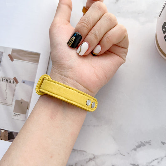 Correa de Cuero Barbour para Apple Watch 7 - Modelo Delgado de Doble Pasador - Image 13