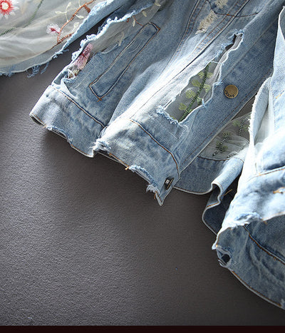 Abrigo Vintage Bordado Suelto y Casual para Mujer - Image 11