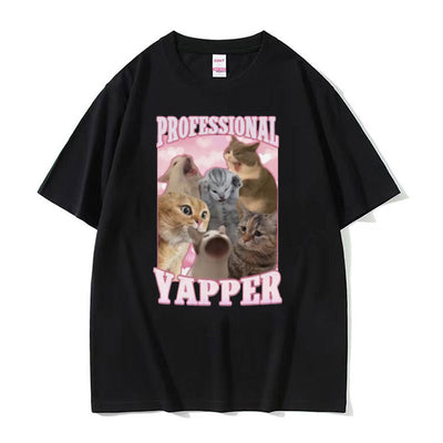 Camiseta Estampada Unisex Cuello Redondo Manga Corta Suelta - Image 16