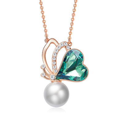 Dije Mariposa Perla Amor - Joya Minimalista Elegante y Versátil