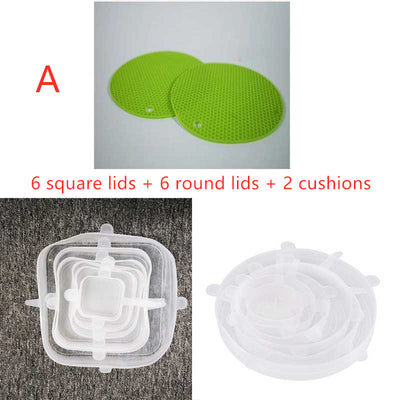 Tapa Hermética de Silicona para Alimentos - Protección Fresca y Duradera - Image 3