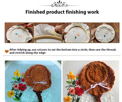 Kit DIY Reloj Decorativo con Bordado - Manualidad Creativa Hecha a Mano - Image 25