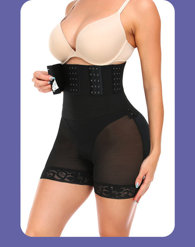 Pantalones de Compresión Abdominal con Cierre de Hebilla para Talla Grande - Image 10