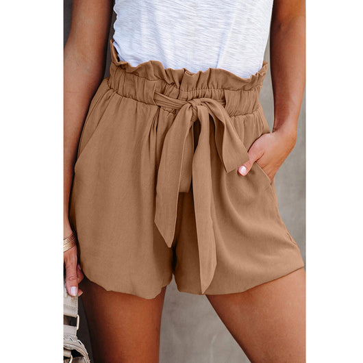 Pantalones Cortos Casuales para Mujer Cintura Alta Holgados Verano - Image 2