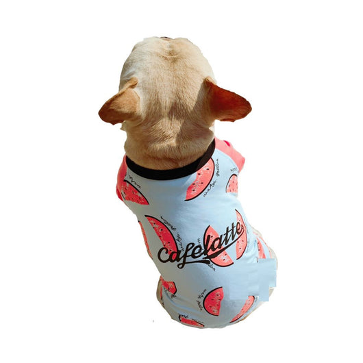 Ropa Fresca de Algodón para Perros - Manga Corta Primavera y Otoño - Image 9