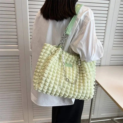 Bolso Tote Impermeable Acolchado para Mujer - Image 3