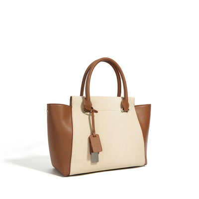 Bolso Tote de Cuero Genuino Gran Capacidad - Estilo Minimalista Versátil - Image 6