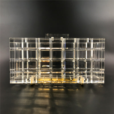 Bolso de Noche Acrílico Transparente Cristal Premium con Asa Rígida - Image 10