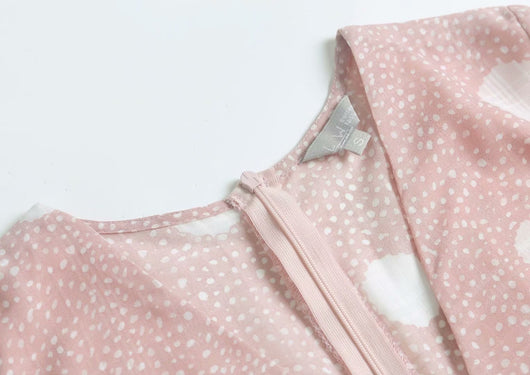 Blusa Escote V Manga Larga con Cintura Ajustable y Estampado Lunares - Image 22