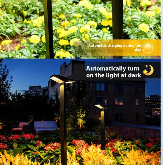 Lámpara Solar de Jardín con Sensor Automático - Iluminación Inteligente para Exteriores - Image 9