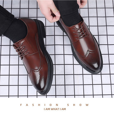 Zapatos de Cuero Oxford Estilo Británico para Hombre - Elegancia Profesional - Image 11