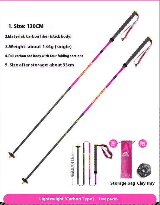 Bastón de Trekking Plegable en Fibra de Carbono - Image 19