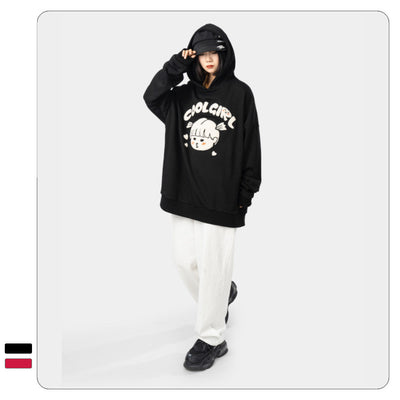 Sudadera Holgada con Capucha y Diseño Cartoon - Algodón Suave - Image 6