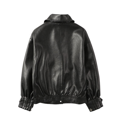 Traje Biker Oversize con Mangas Linterna y Solapa - Image 4