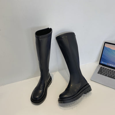 Botas Altas Slim Retro Versátiles - Image 10