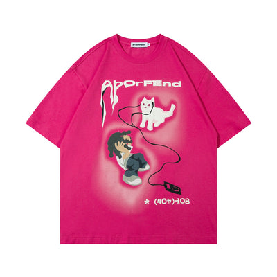 Camiseta Cuello Redondo Manga Corta Unisex Holgada - Image 9