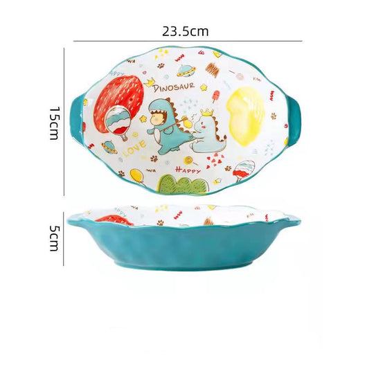Juego de Platos de Cerámica Infantil con Diseños Animados - Image 38
