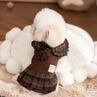 Vestidos Abrigadores para Perros Otoño-Invierno con Patrón Cuadros - Ropa Premium para Mascotas Pequeñas y Medianas - Image 25